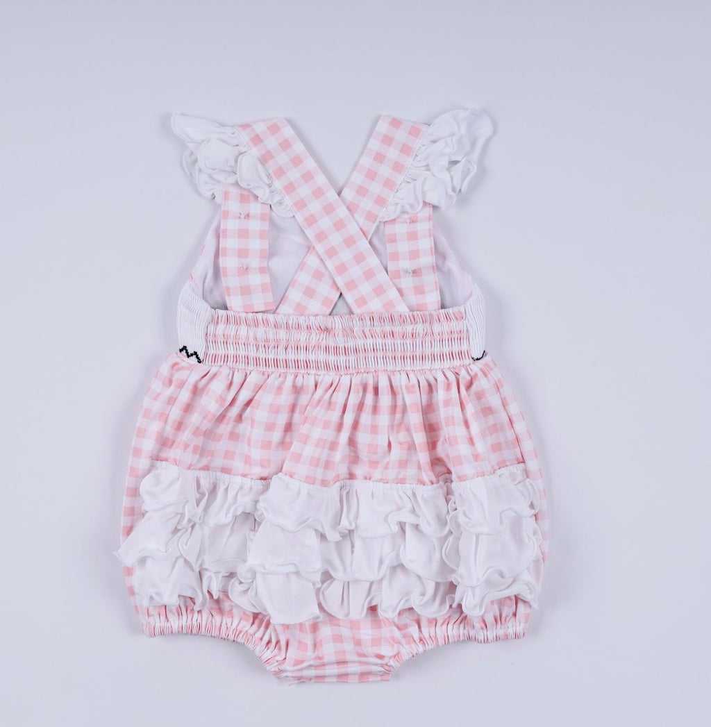 Ruffle Mouse Smocked Bubble