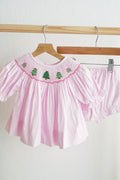 Pink Christmas Wishes Bloomer Set