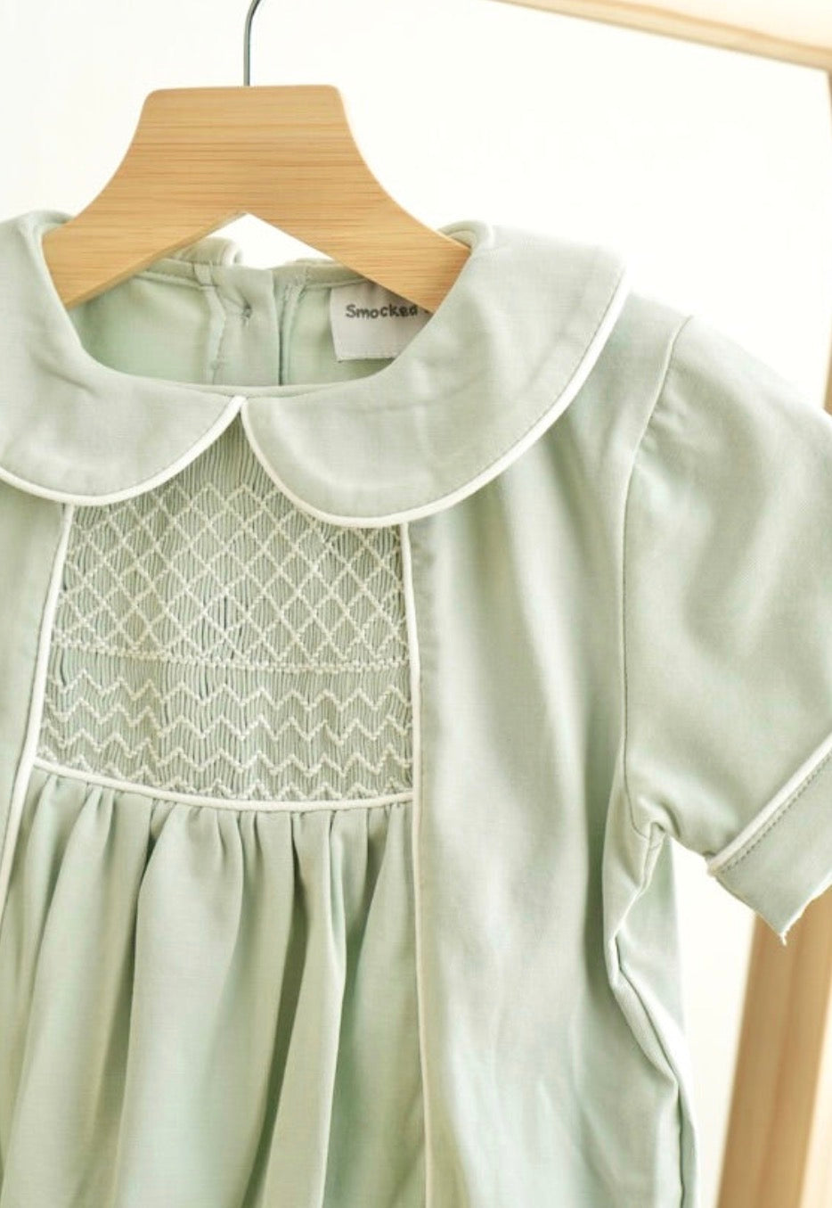Sage & Sweet Smocked Bubble